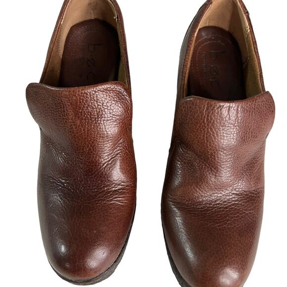 B.O.C. BORN CONCEPT Carla Slip-On Shoe Brown Leather Women's Size 7 - Picture 3 of 10